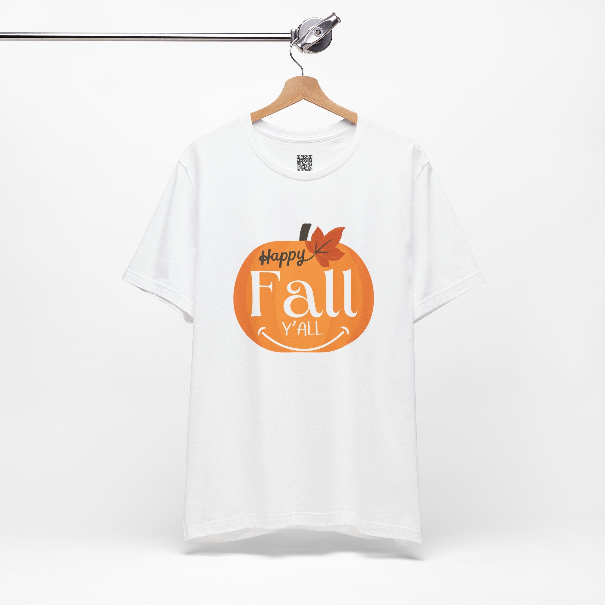 Happy Fall Y’all T-Shirt – Cute Pumpkin Graphic Tee for Autumn Season