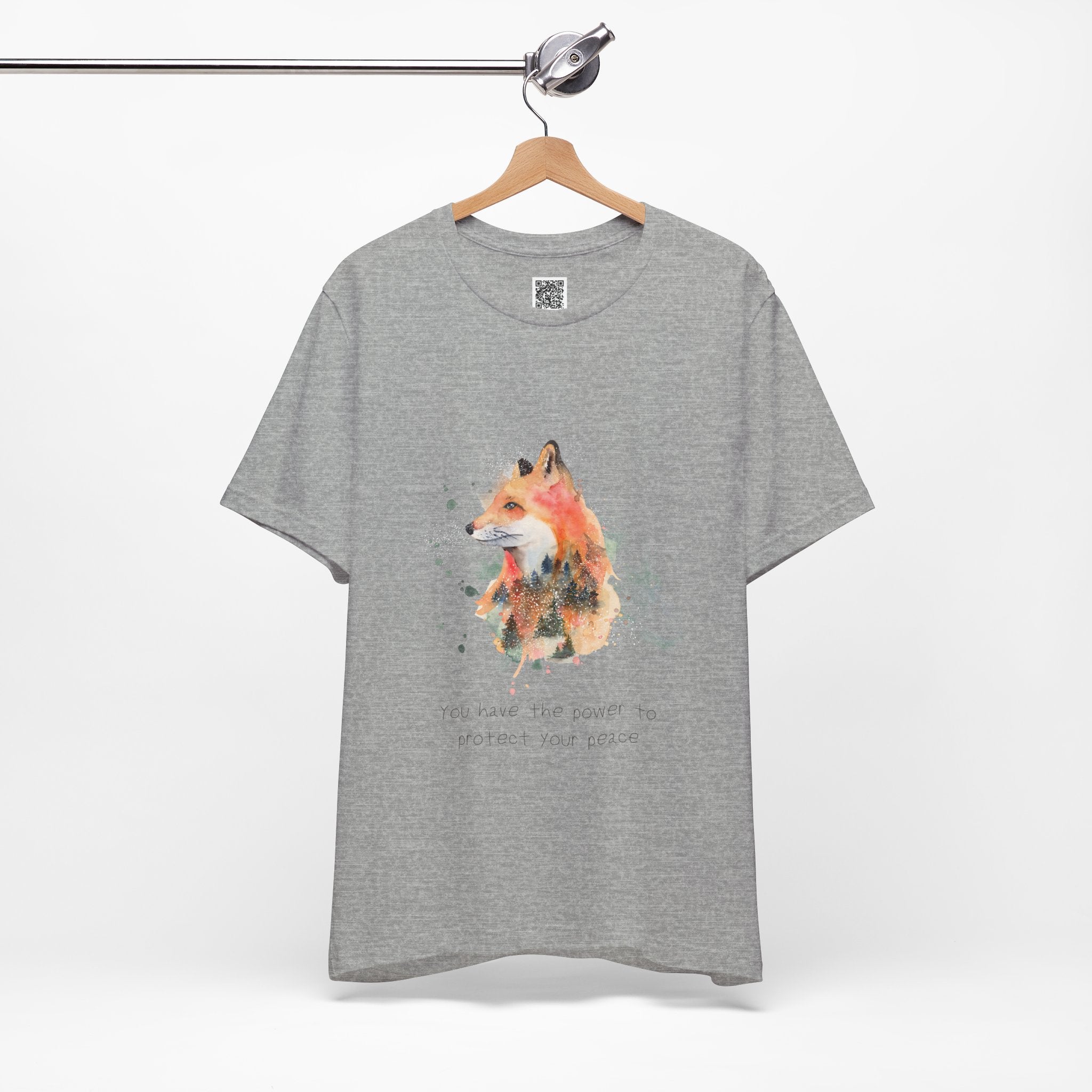 Protect Your Peace Tee – Wild Wisdom in Watercolor
