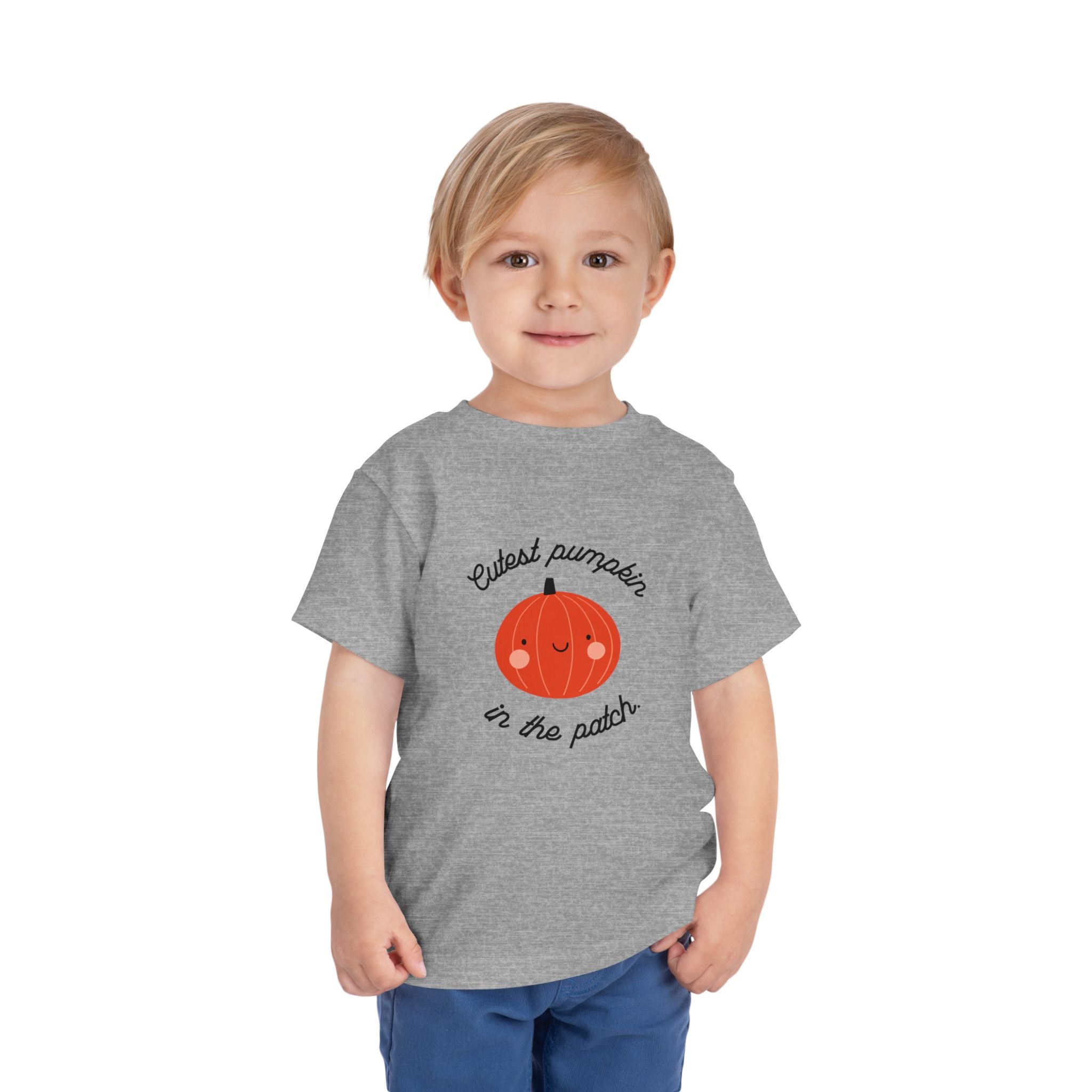 Cutest Pumpkin Youth Tee – Smiling Fall Halloween Graphic Tee