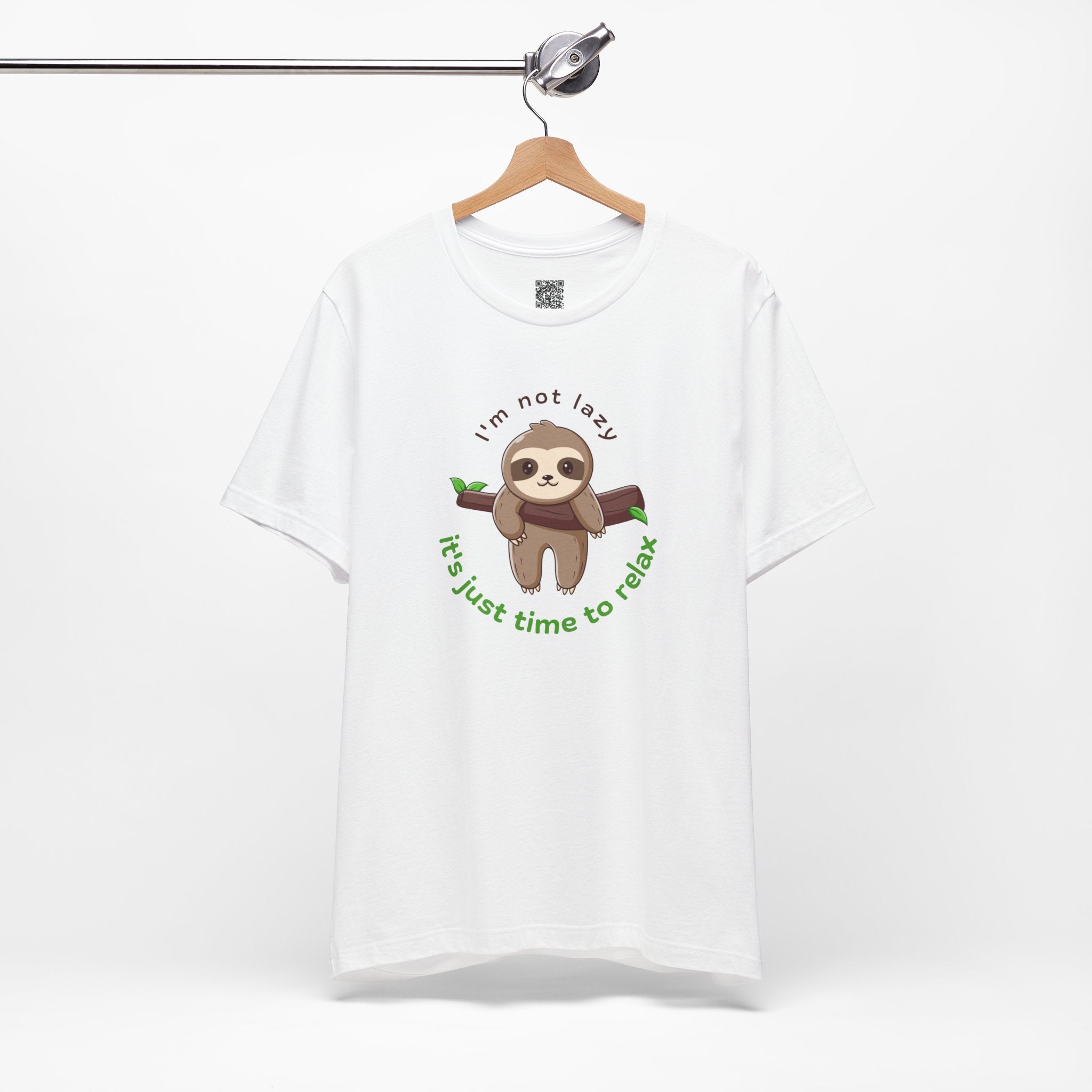 I’m Not Lazy Sloth T-Shirt – Funny Relaxation Animal Tee for Chill Vibes
