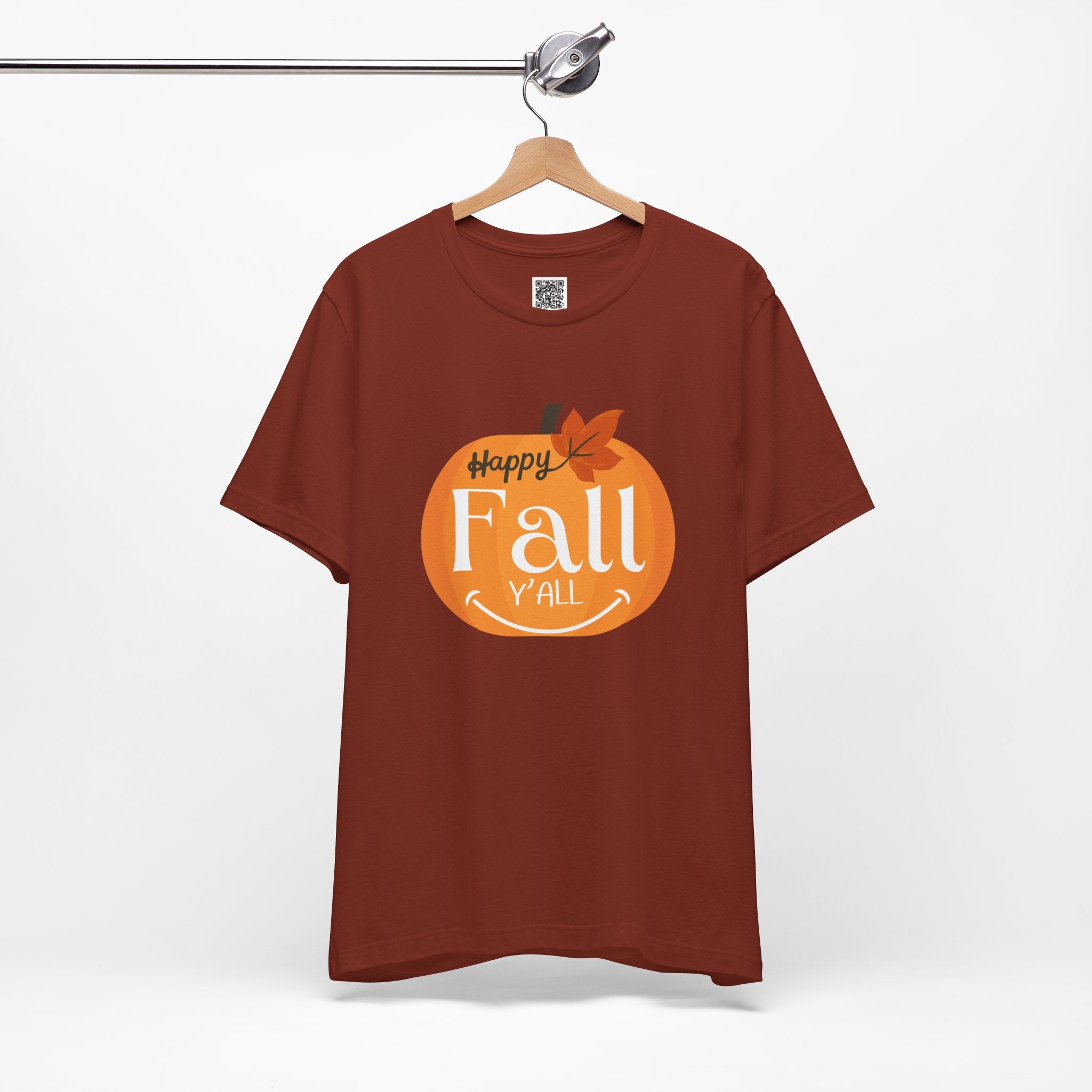 Happy Fall Y’all T-Shirt – Cute Pumpkin Graphic Tee for Autumn Season