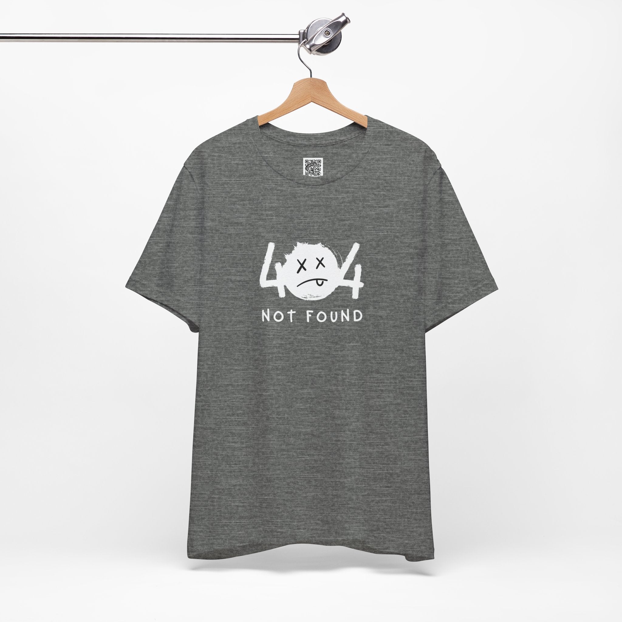 404 Not Found T-Shirt – Funny Tech Error Graphic Tee for Developers, Gamers & Coders