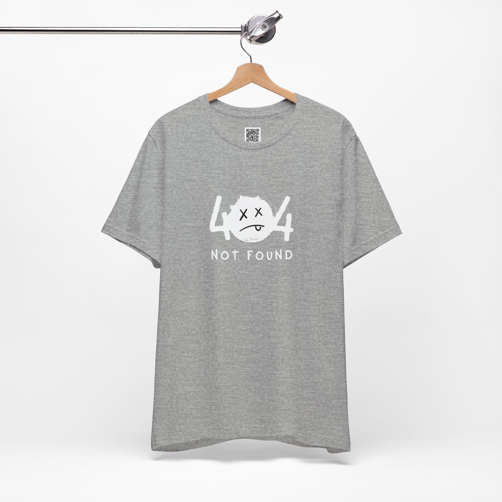 404 Not Found T-Shirt – Funny Tech Error Graphic Tee for Developers, Gamers & Coders