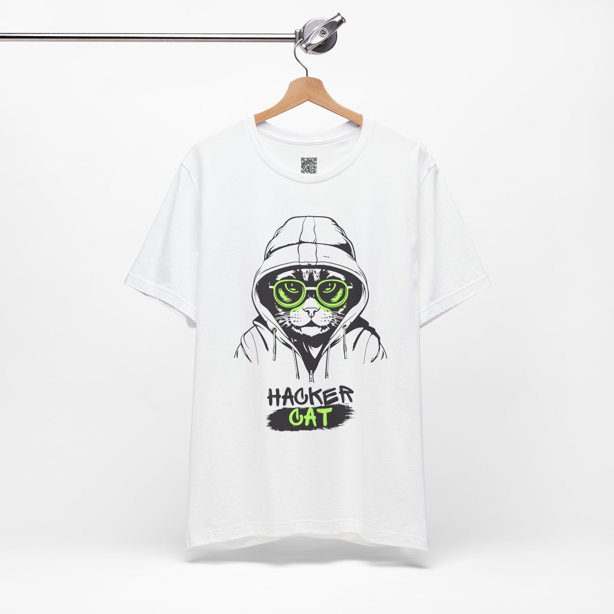 Hacker Cat T-Shirt – Cyber Cool Meets Feline Attitude