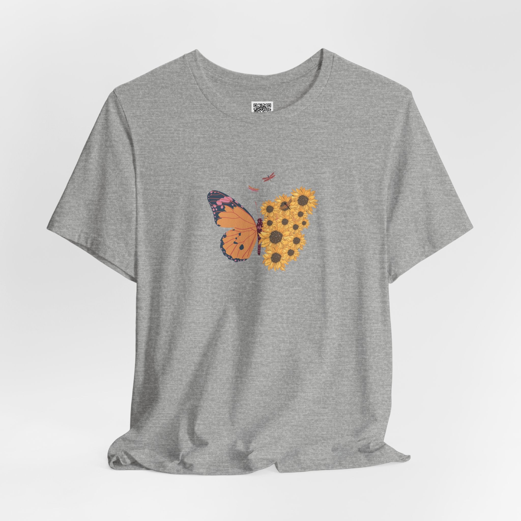 Sunflower Wings Tee – Bloom Bold, Fly Free