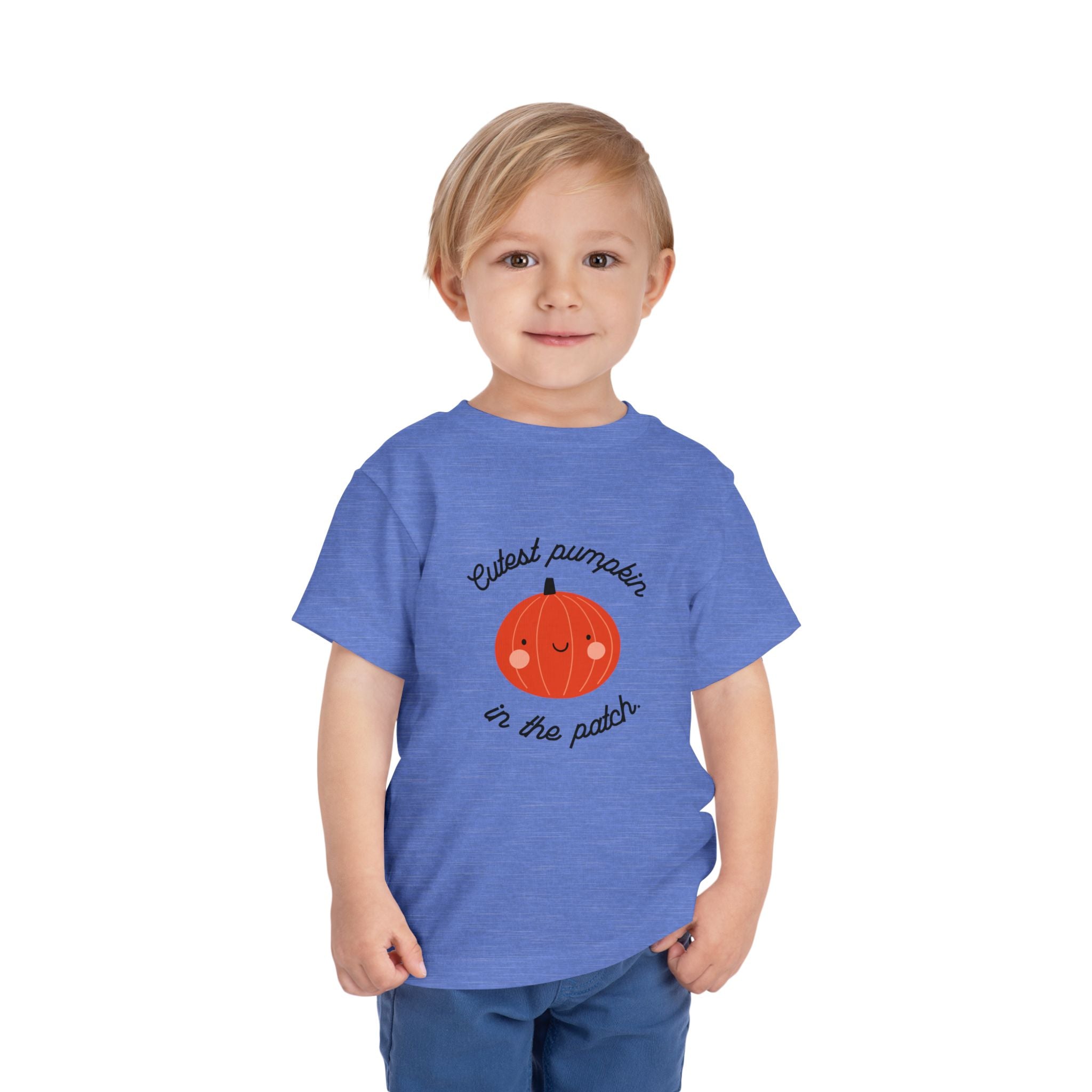 Cutest Pumpkin Youth Tee – Smiling Fall Halloween Graphic Tee