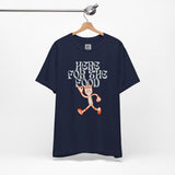 Here for the Food T-Shirt – Retro Funny Fork Character Thanksgiving Tee