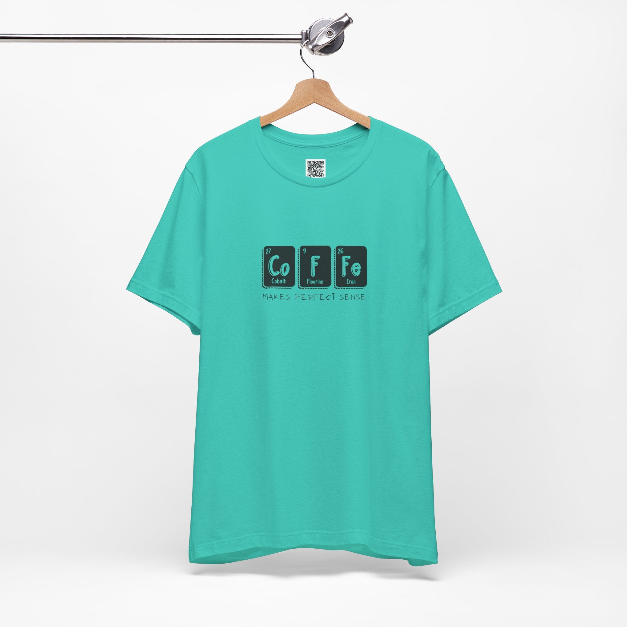 Caffeine Chemistry T-Shirt – Coffee Periodic Table Design for Science Nerds & Java Addicts