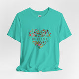 Hello Fall Leaf Heart Tee – Cozy Colors, Crisp Vibes