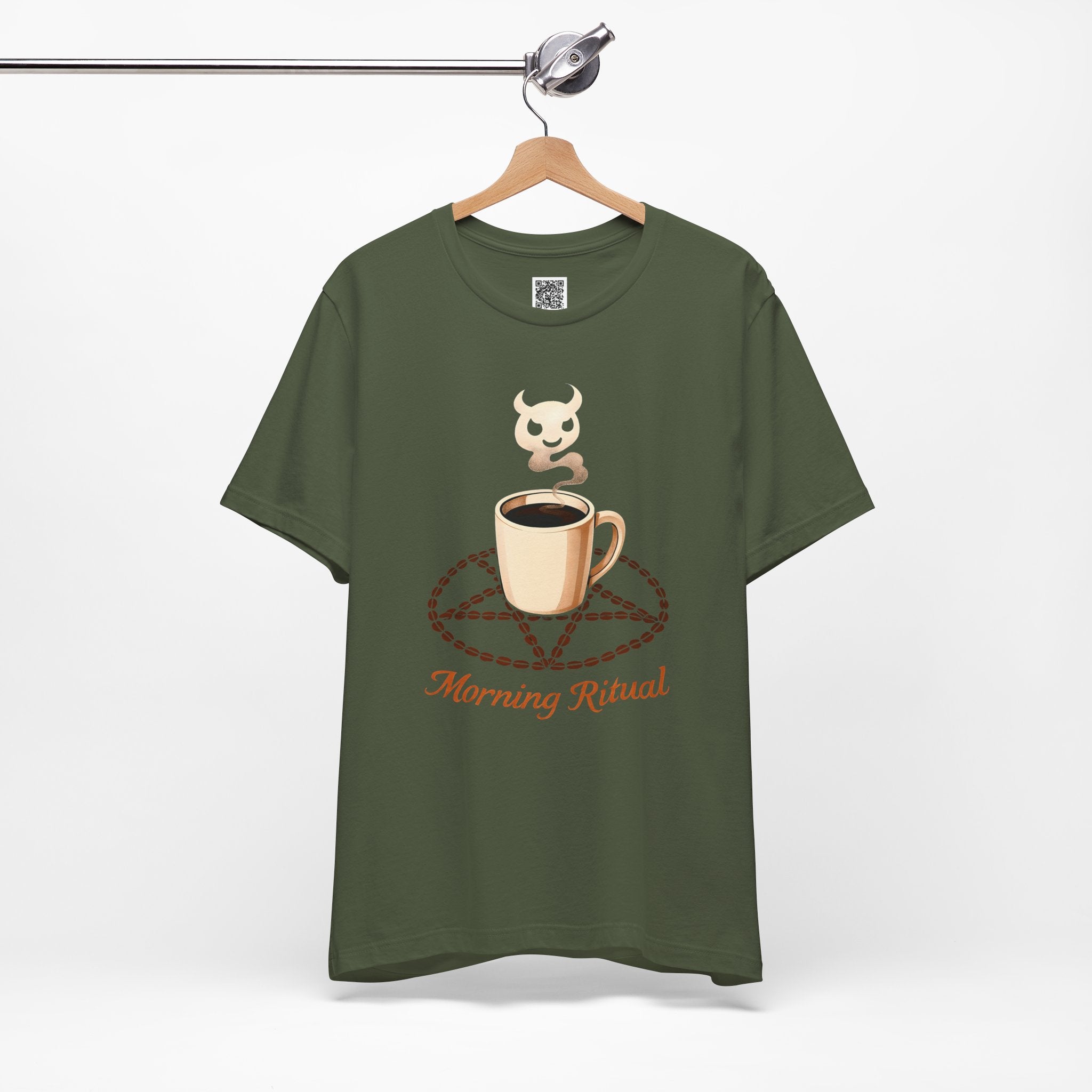 Morning Ritual – Coffee, Chaos & Caffeine Pentagram Design