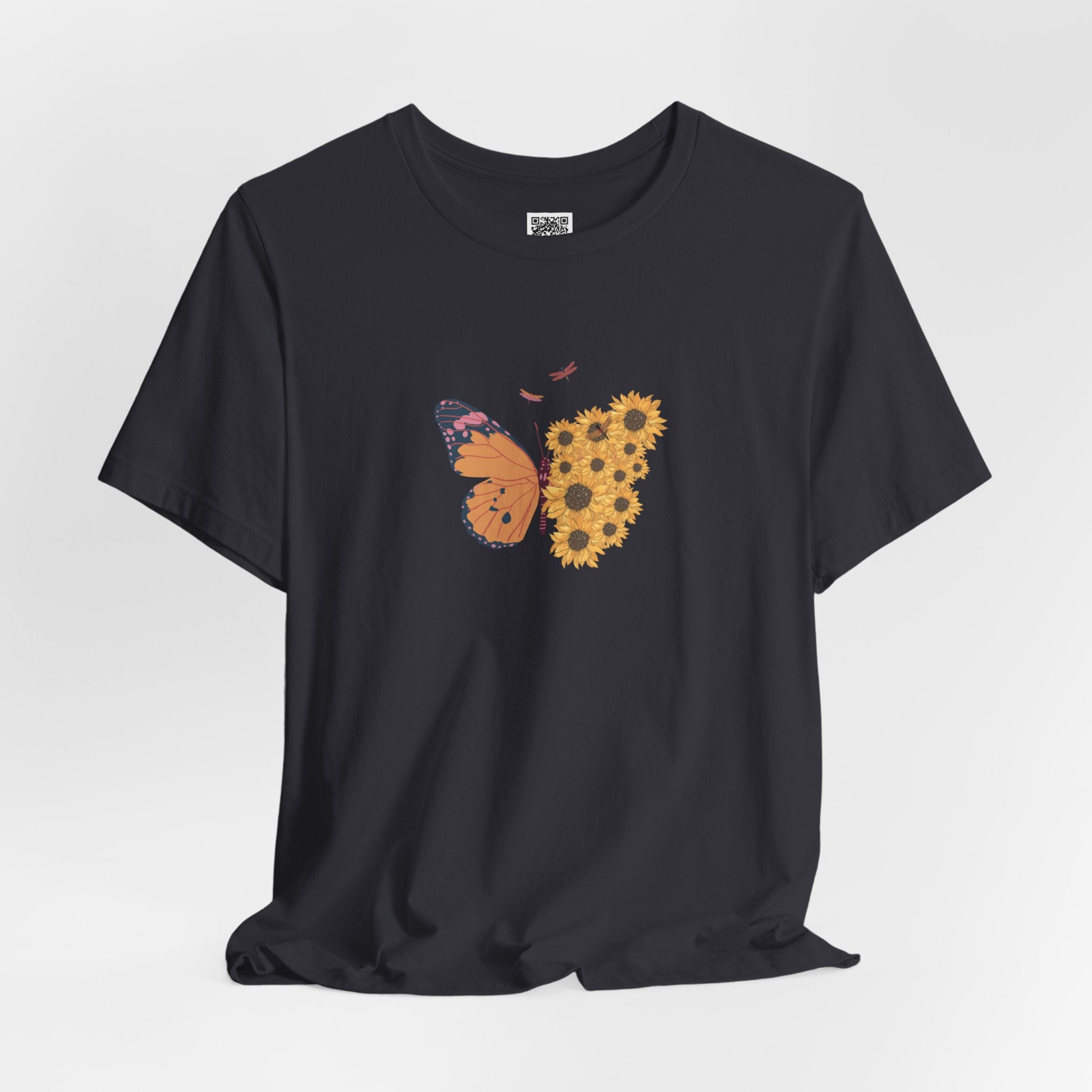 Sunflower Wings Tee – Bloom Bold, Fly Free