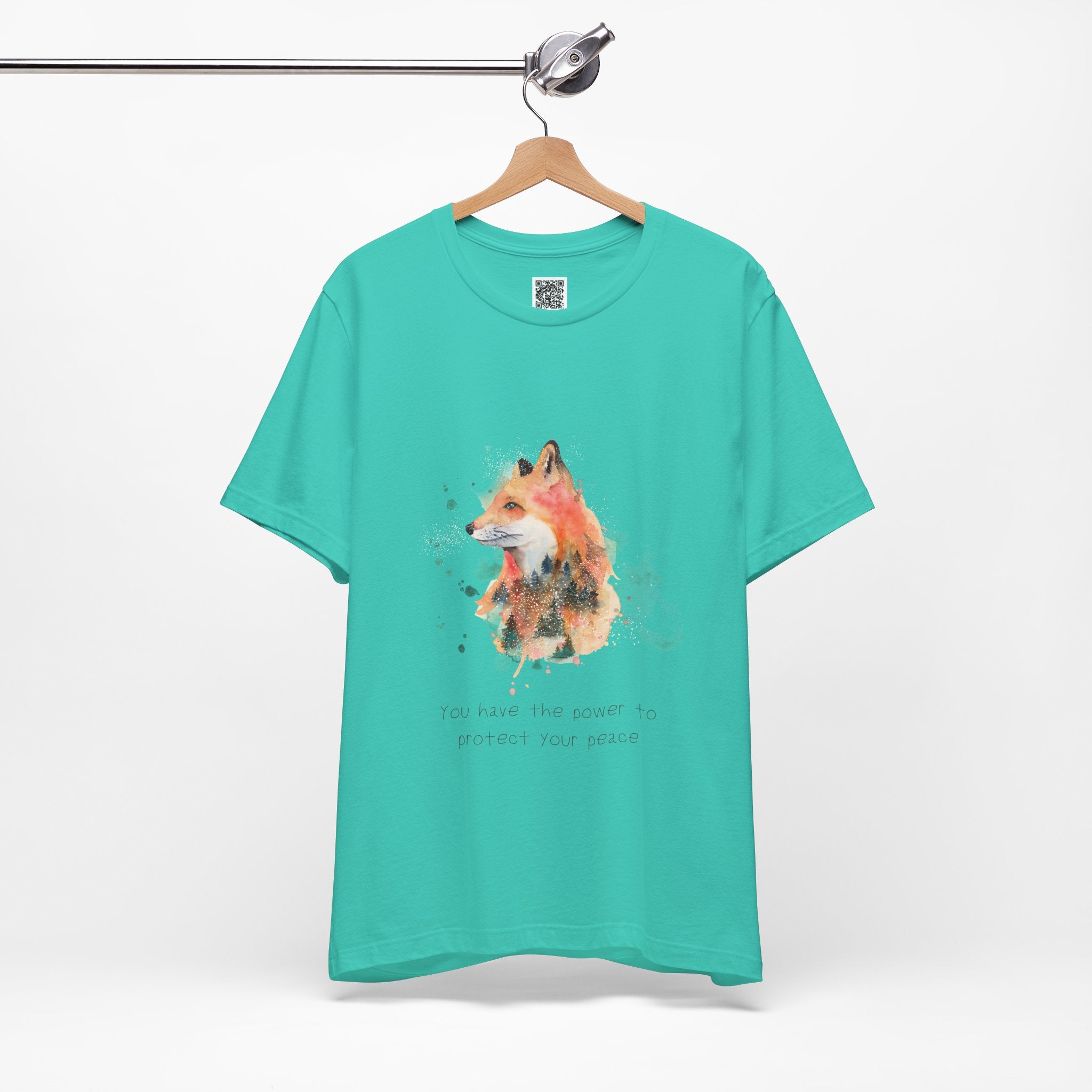 Protect Your Peace Tee – Wild Wisdom in Watercolor