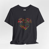 Hello Fall Leaf Heart Tee – Cozy Colors, Crisp Vibes