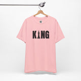 KING Chess Piece T-Shirt – Bold Minimalist Graphic for Chess Lovers & Power Players
