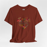 Hello Fall Leaf Heart Tee – Cozy Colors, Crisp Vibes