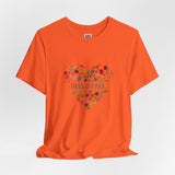 Hello Fall Leaf Heart Tee – Cozy Colors, Crisp Vibes