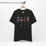 Eat Sleep Basketball Repeat T-Shirt – Hooper Lifestyle Tee for Players, Coaches & Fans