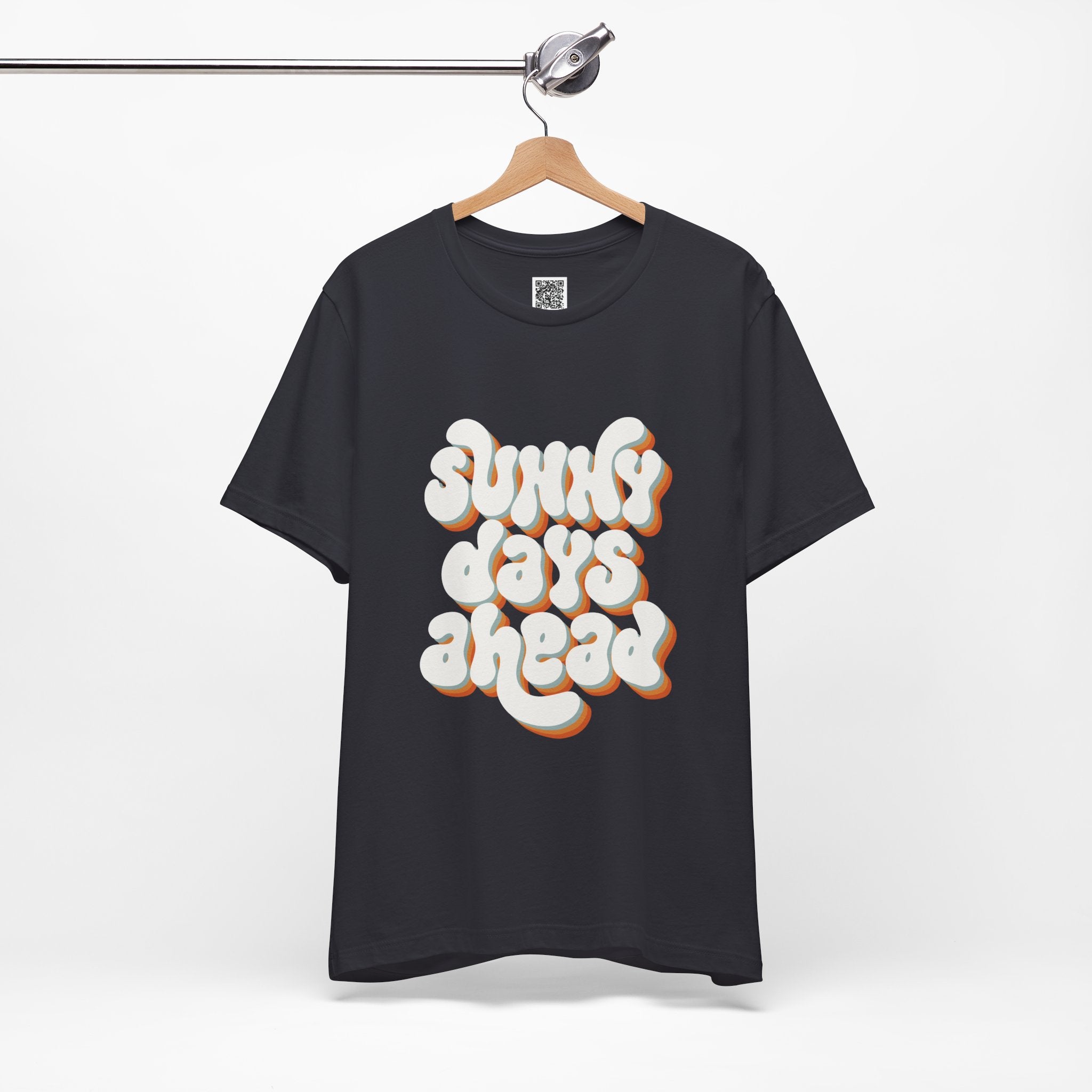 Sunny Days Ahead – Retro Bubble Letter Design