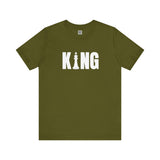 KING Chess Piece T-Shirt – Bold Minimalist Graphic for Chess Lovers & Power Players