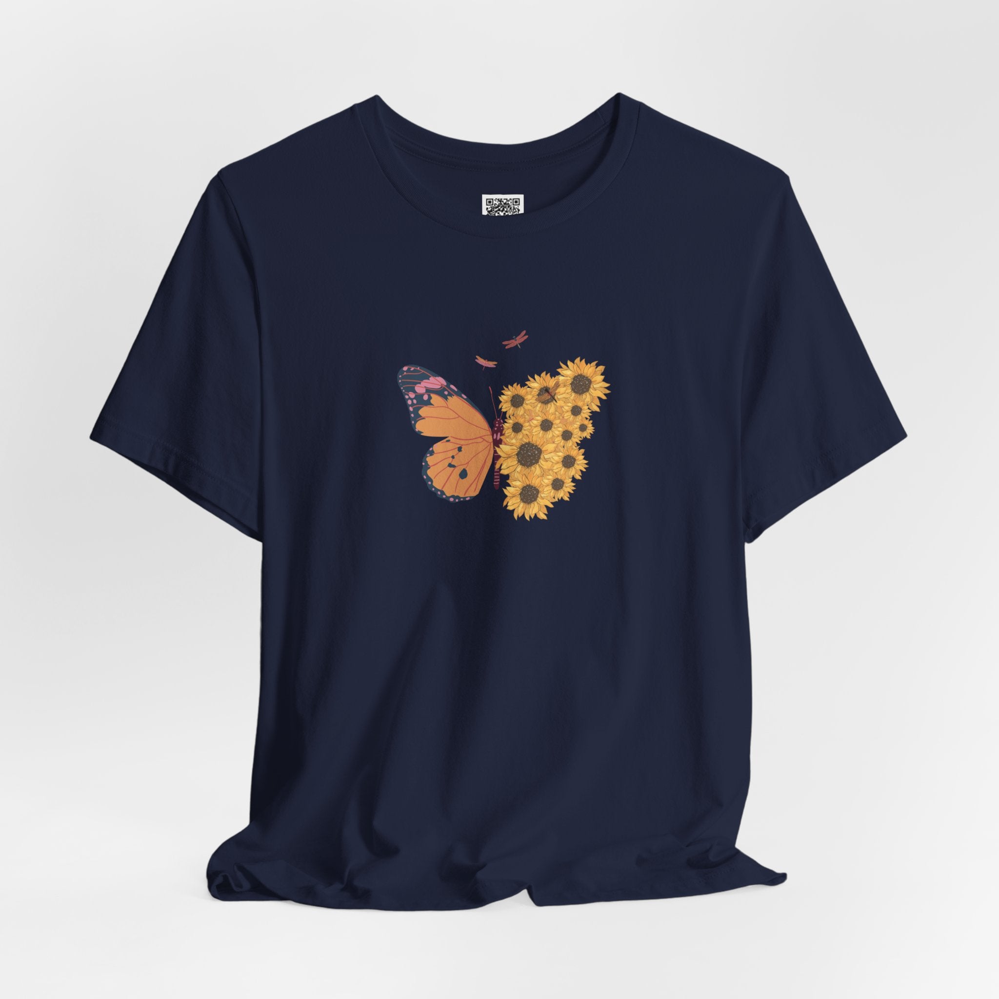 Sunflower Wings Tee – Bloom Bold, Fly Free