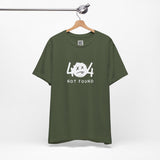 404 Not Found T-Shirt – Funny Tech Error Graphic Tee for Developers, Gamers & Coders