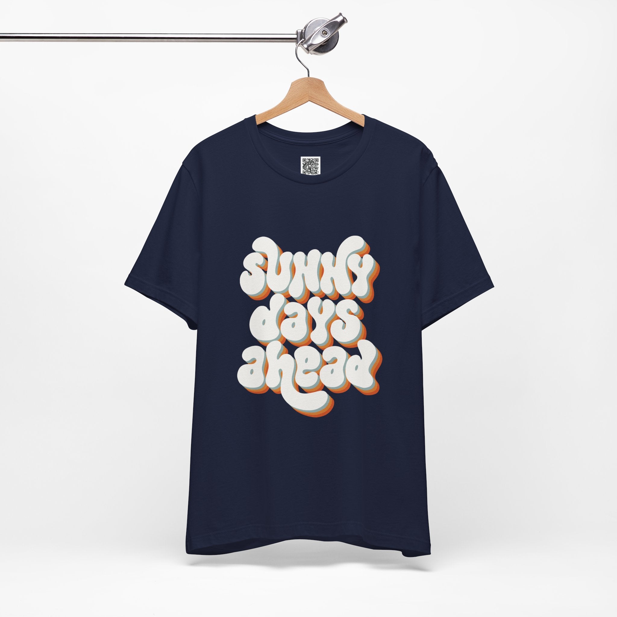 Sunny Days Ahead – Retro Bubble Letter Design