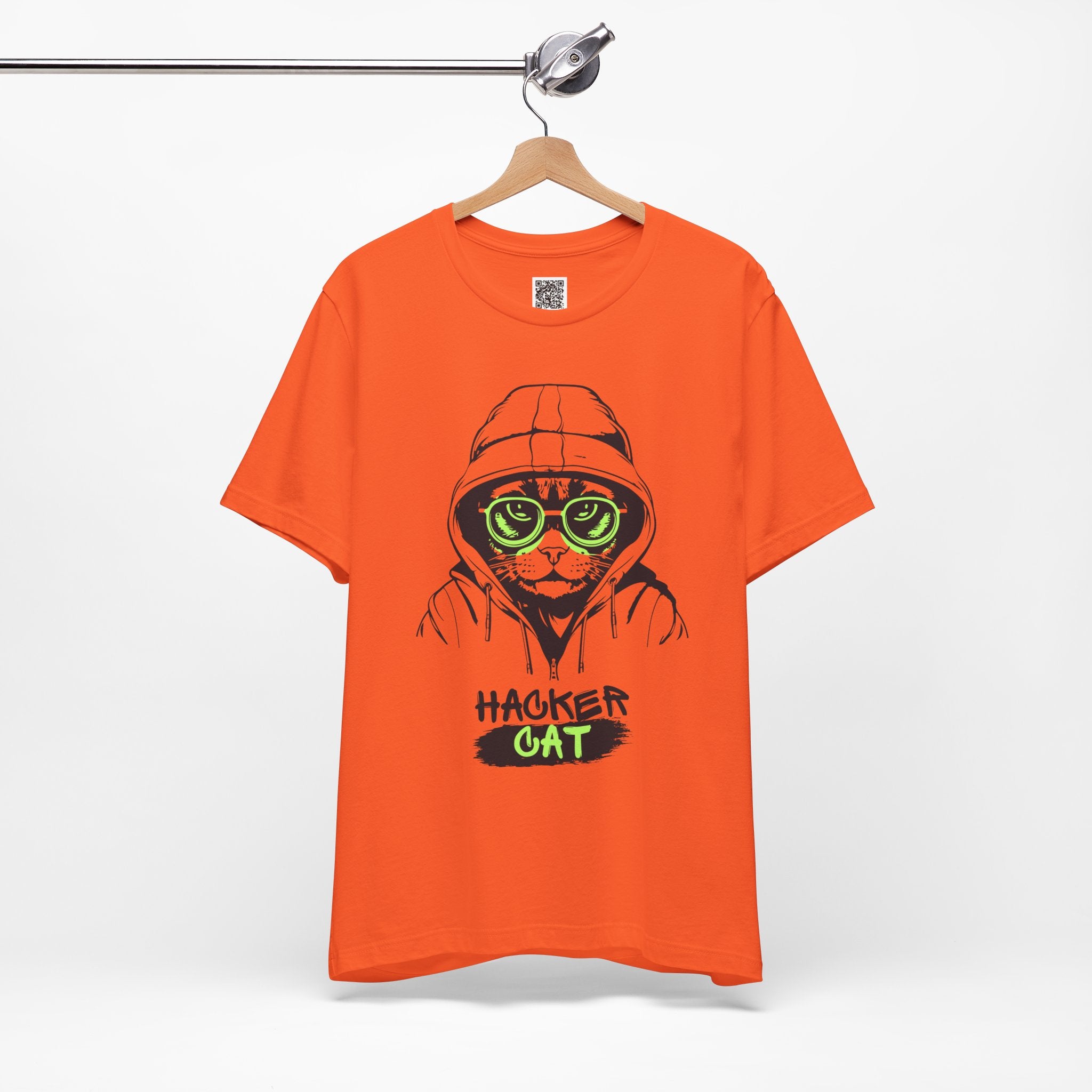 Hacker Cat T-Shirt – Cyber Cool Meets Feline Attitude