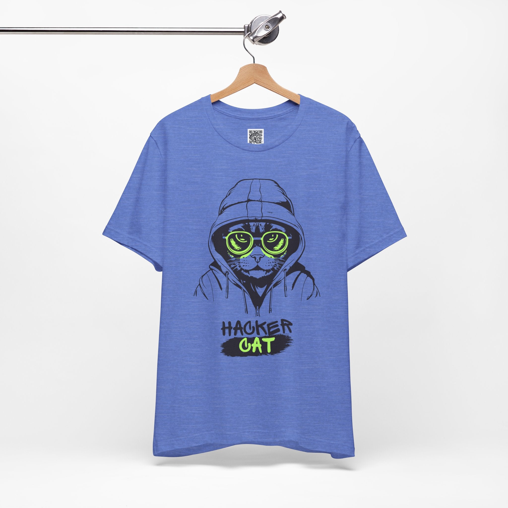 Hacker Cat T-Shirt – Cyber Cool Meets Feline Attitude