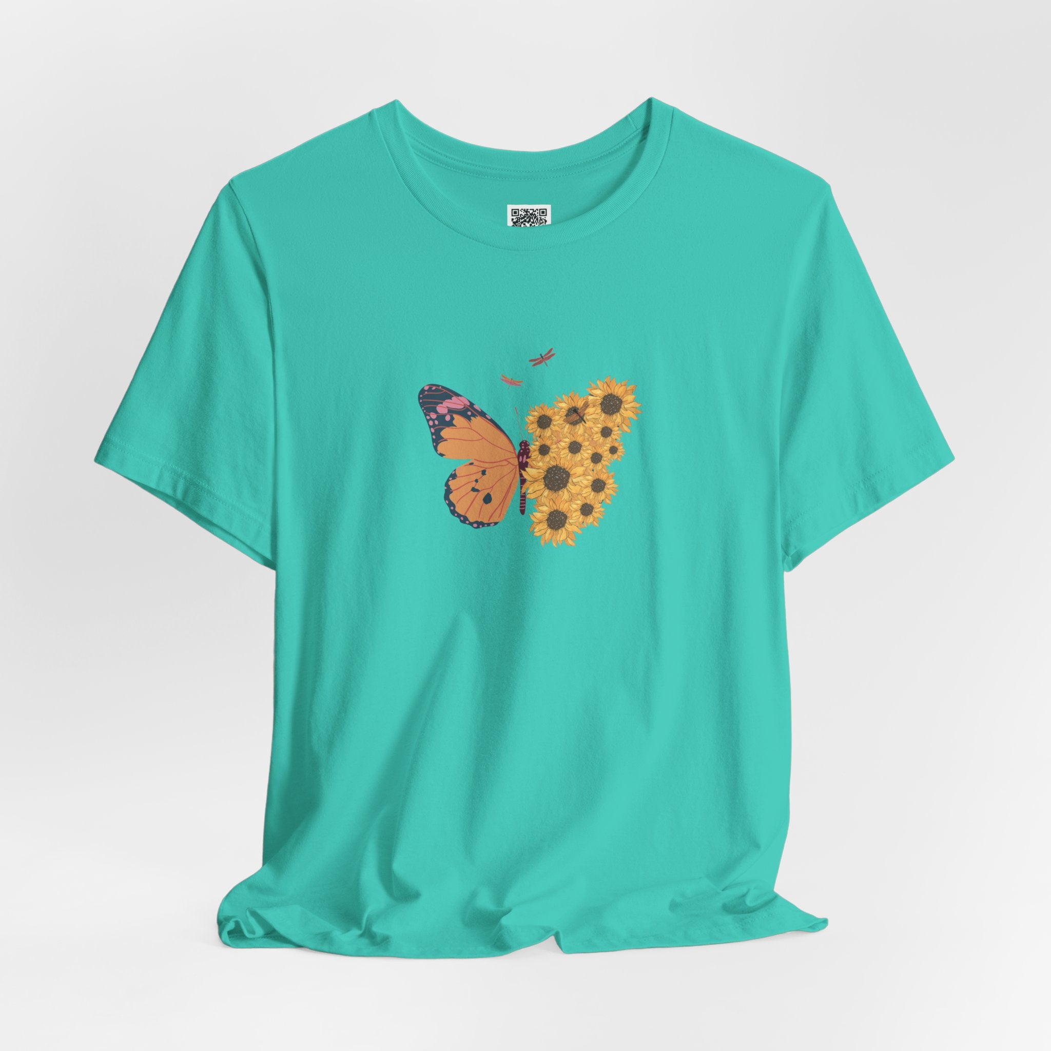 Sunflower Wings Tee – Bloom Bold, Fly Free