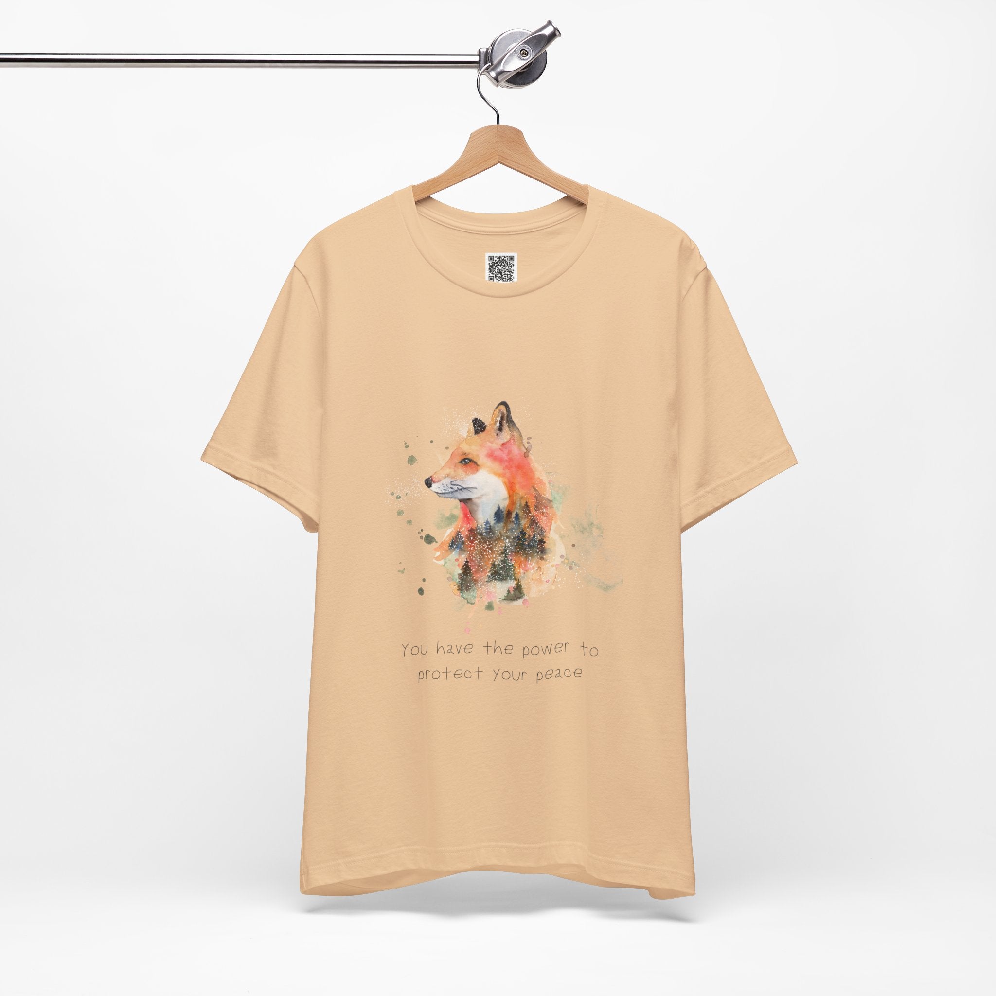 Protect Your Peace Tee – Wild Wisdom in Watercolor
