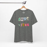 Good Vibes T-Shirt – Retro Collage Style Positive Energy Tee for Everyday Uplift