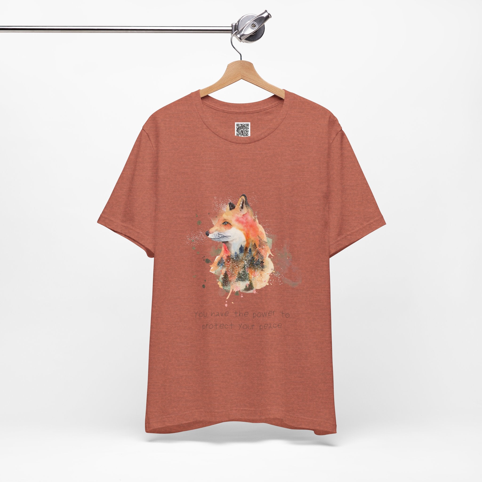 Protect Your Peace Tee – Wild Wisdom in Watercolor