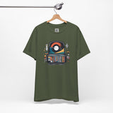 Cosmic Library Toaster – Retro Sci-Fi Book Lover’s Graphic Tee