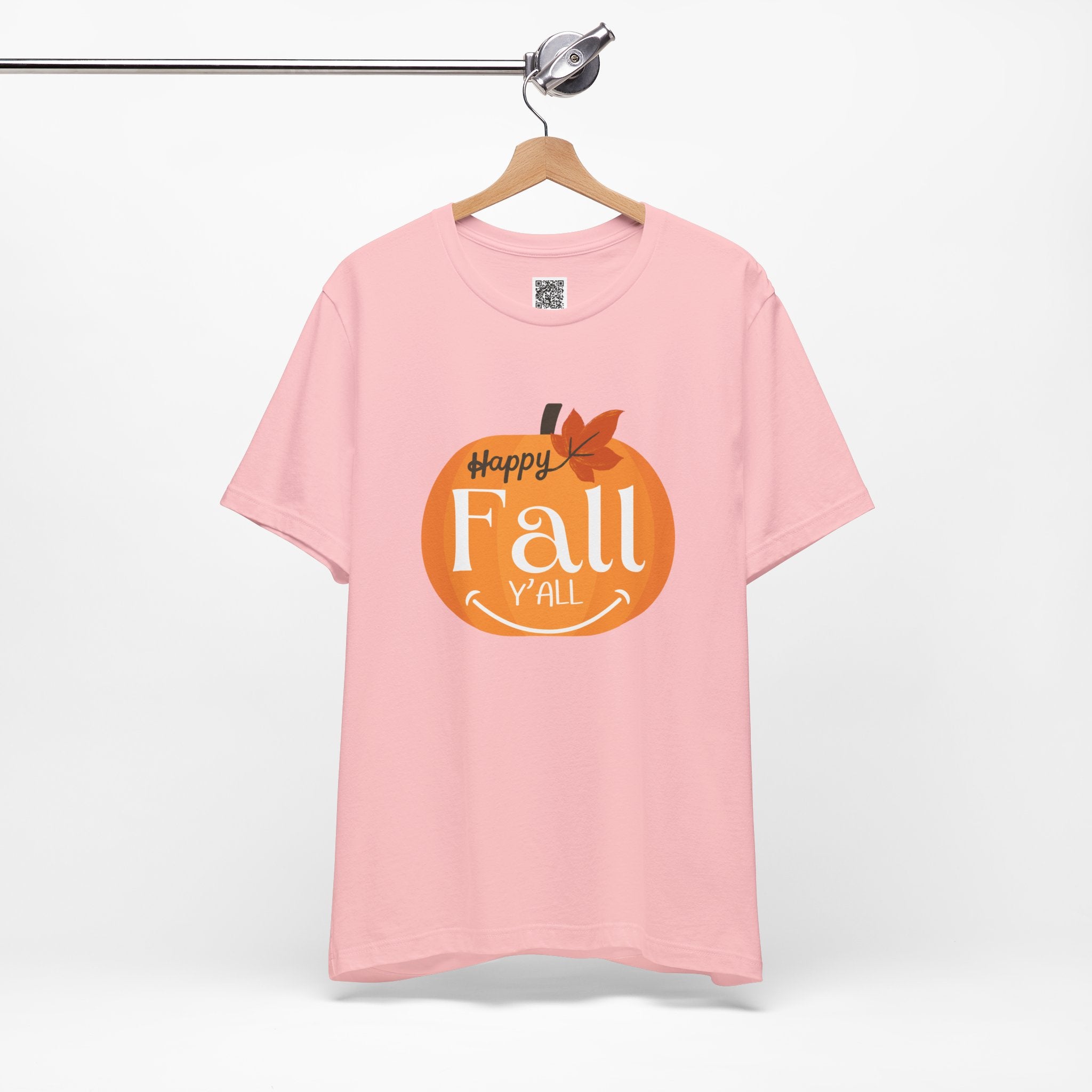 Happy Fall Y’all T-Shirt – Cute Pumpkin Graphic Tee for Autumn Season
