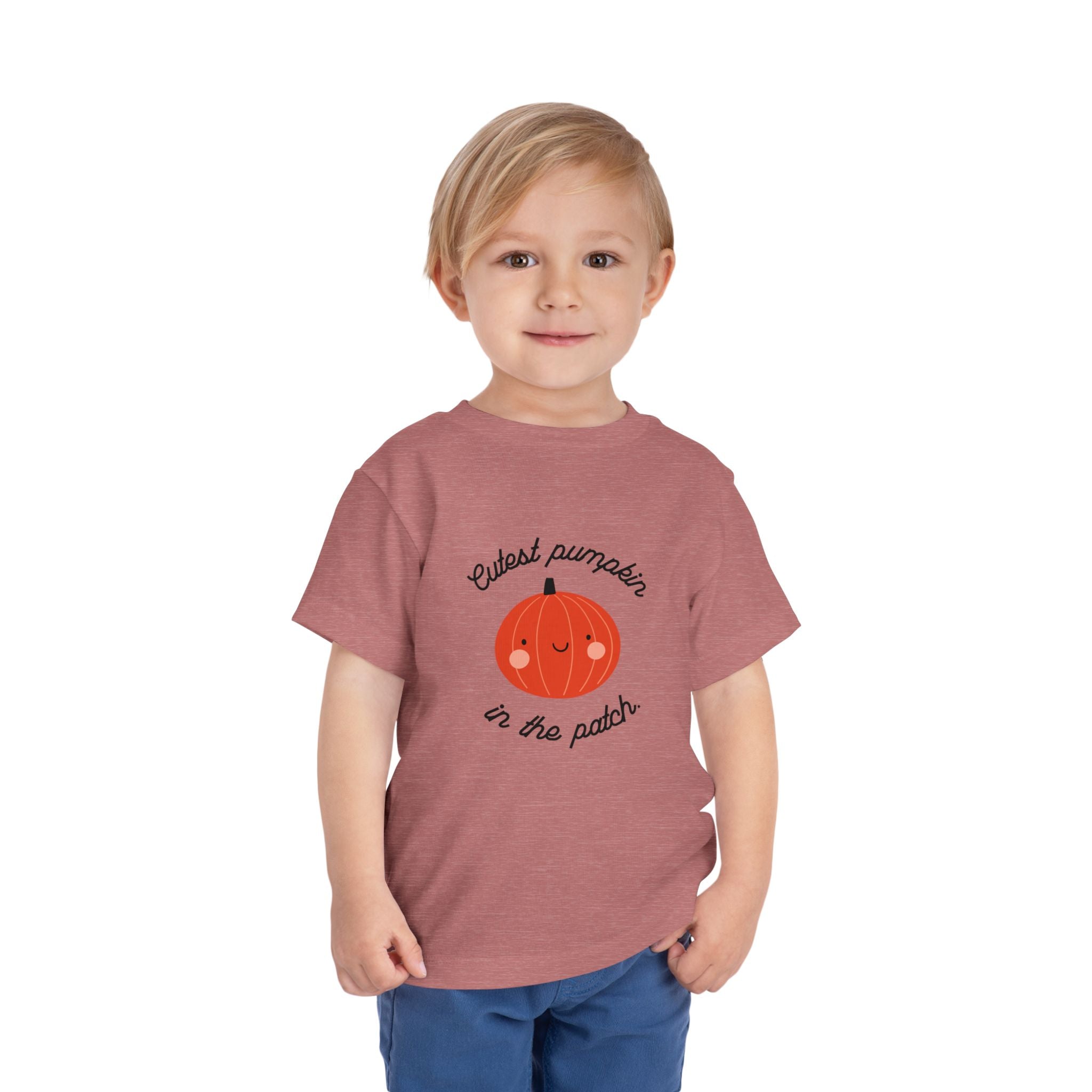 Cutest Pumpkin Youth Tee – Smiling Fall Halloween Graphic Tee