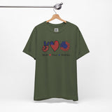 Peace, Love & Freedom – USA Patriotic Sunflower Design