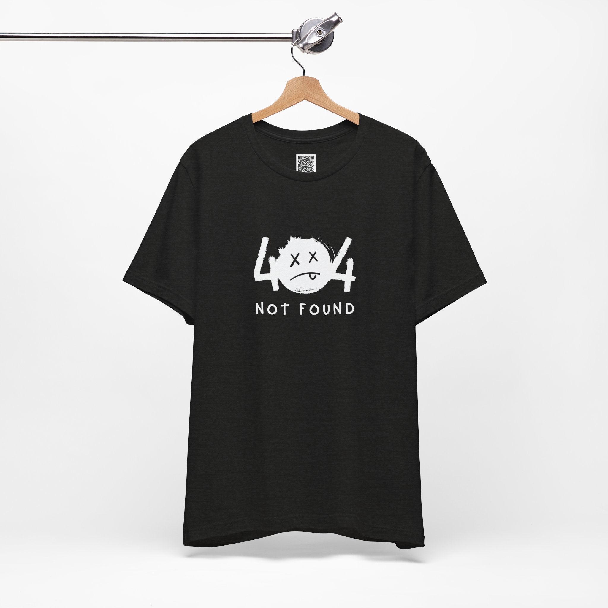 404 Not Found T-Shirt – Funny Tech Error Graphic Tee for Developers, Gamers & Coders