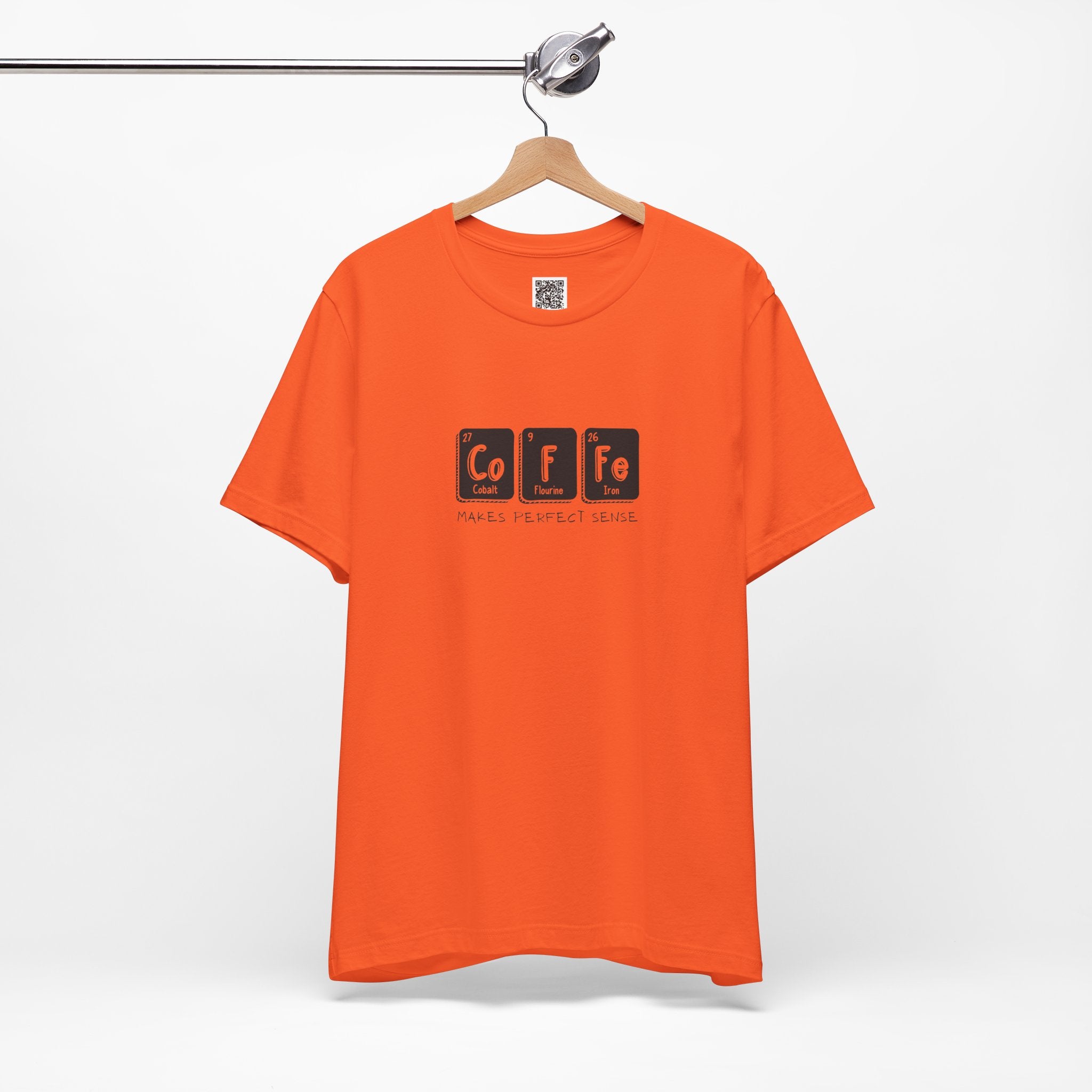 Caffeine Chemistry T-Shirt – Coffee Periodic Table Design for Science Nerds & Java Addicts