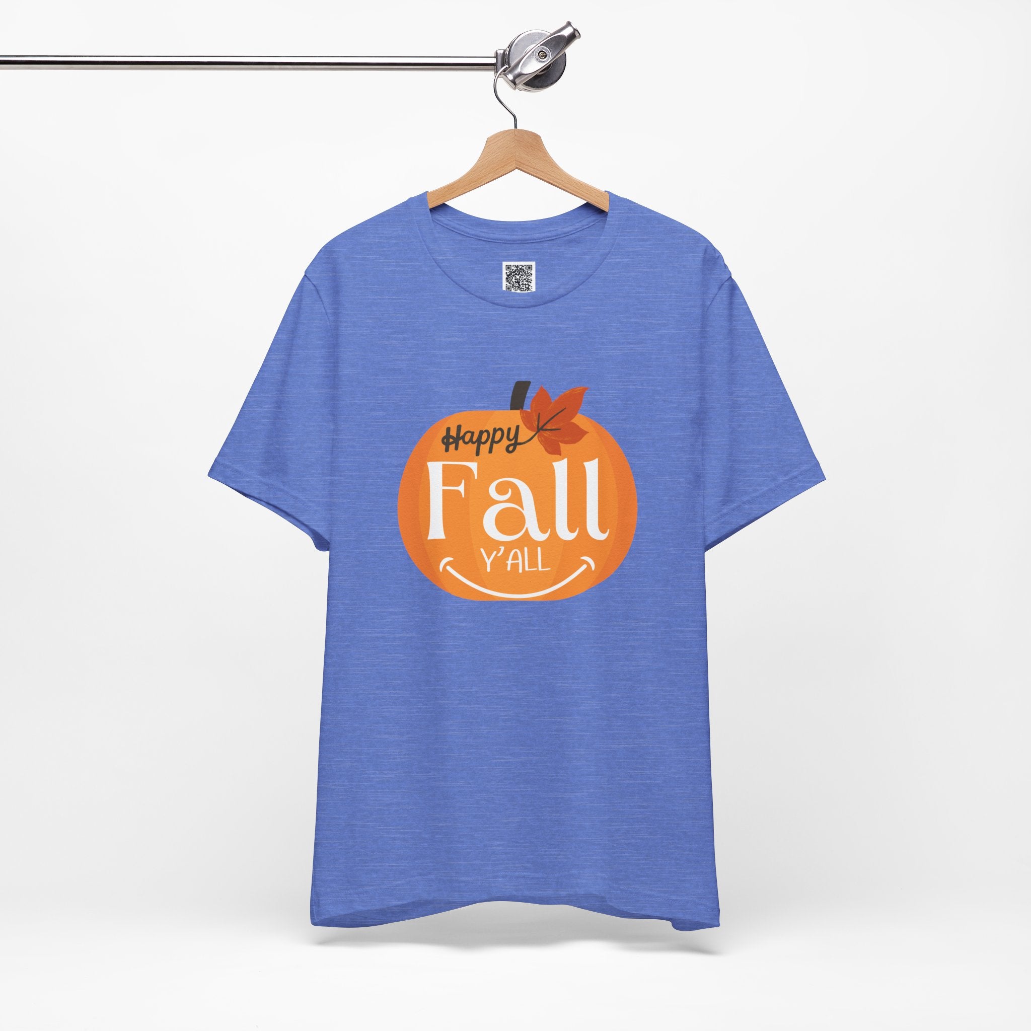 Happy Fall Y’all T-Shirt – Cute Pumpkin Graphic Tee for Autumn Season