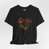 Hello Fall Leaf Heart Tee – Cozy Colors, Crisp Vibes