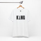 KING Chess Piece T-Shirt – Bold Minimalist Graphic for Chess Lovers & Power Players