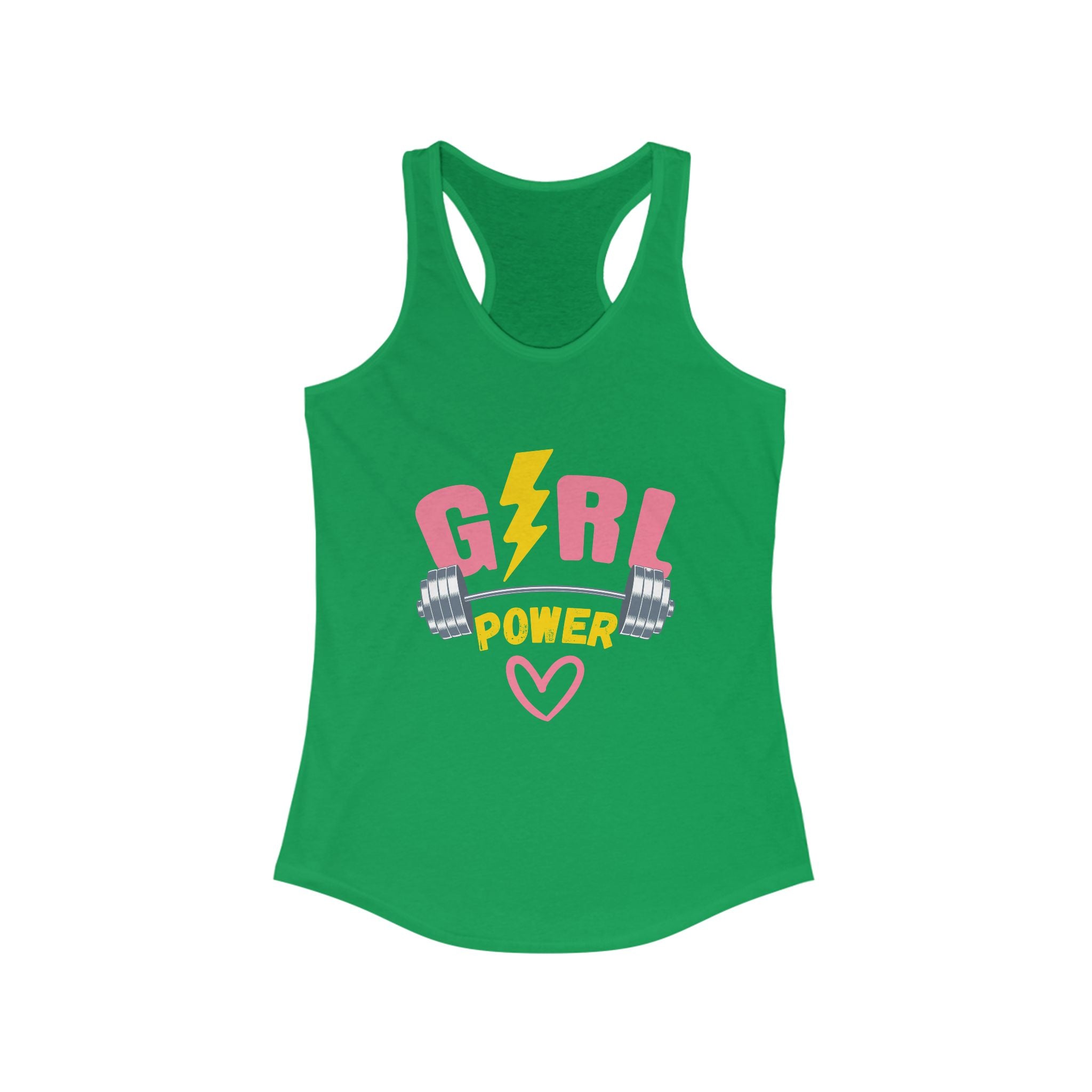 Girl Power Weightlifting Racerback Tank
