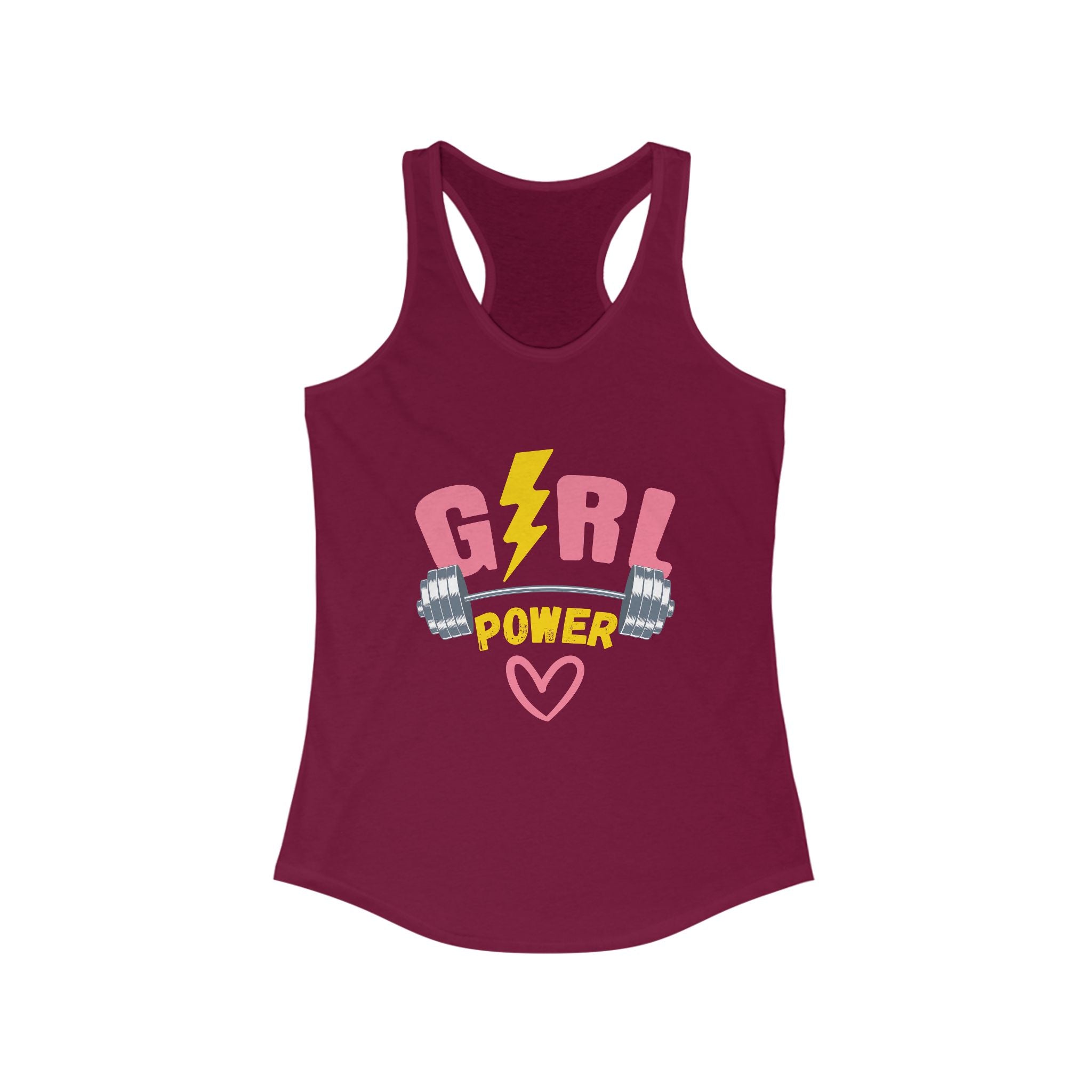 Girl Power Weightlifting Racerback Tank
