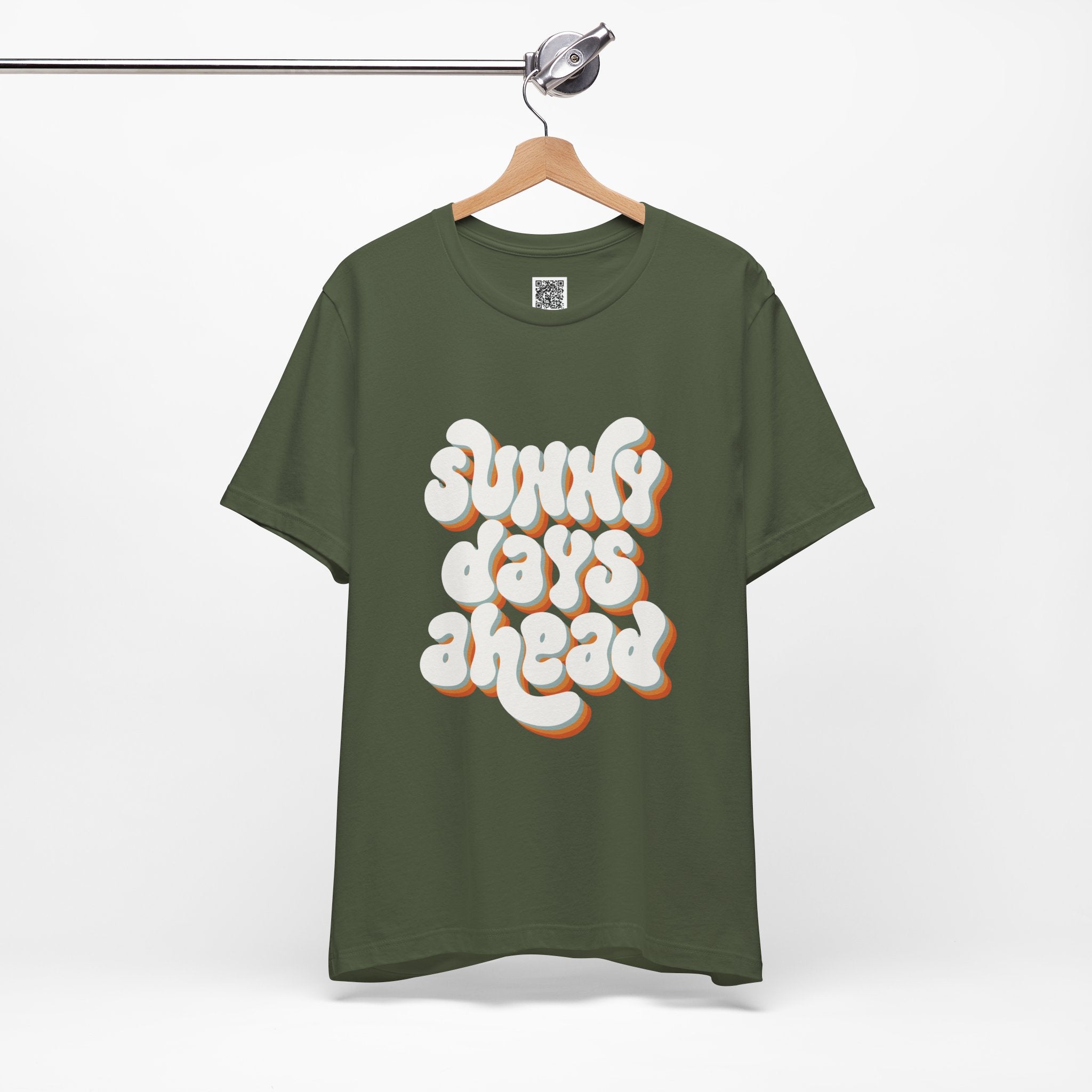 Sunny Days Ahead – Retro Bubble Letter Design