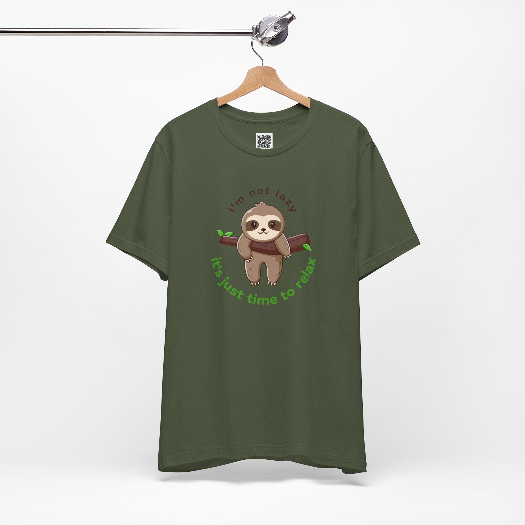 I’m Not Lazy Sloth T-Shirt – Funny Relaxation Animal Tee for Chill Vibes