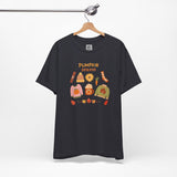 Pumpkin Season T-Shirt – Cozy Fall Graphic Tee with Autumn Sweaters, Latte, and Harvest Icons