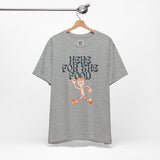 Here for the Food T-Shirt – Retro Funny Fork Character Thanksgiving Tee