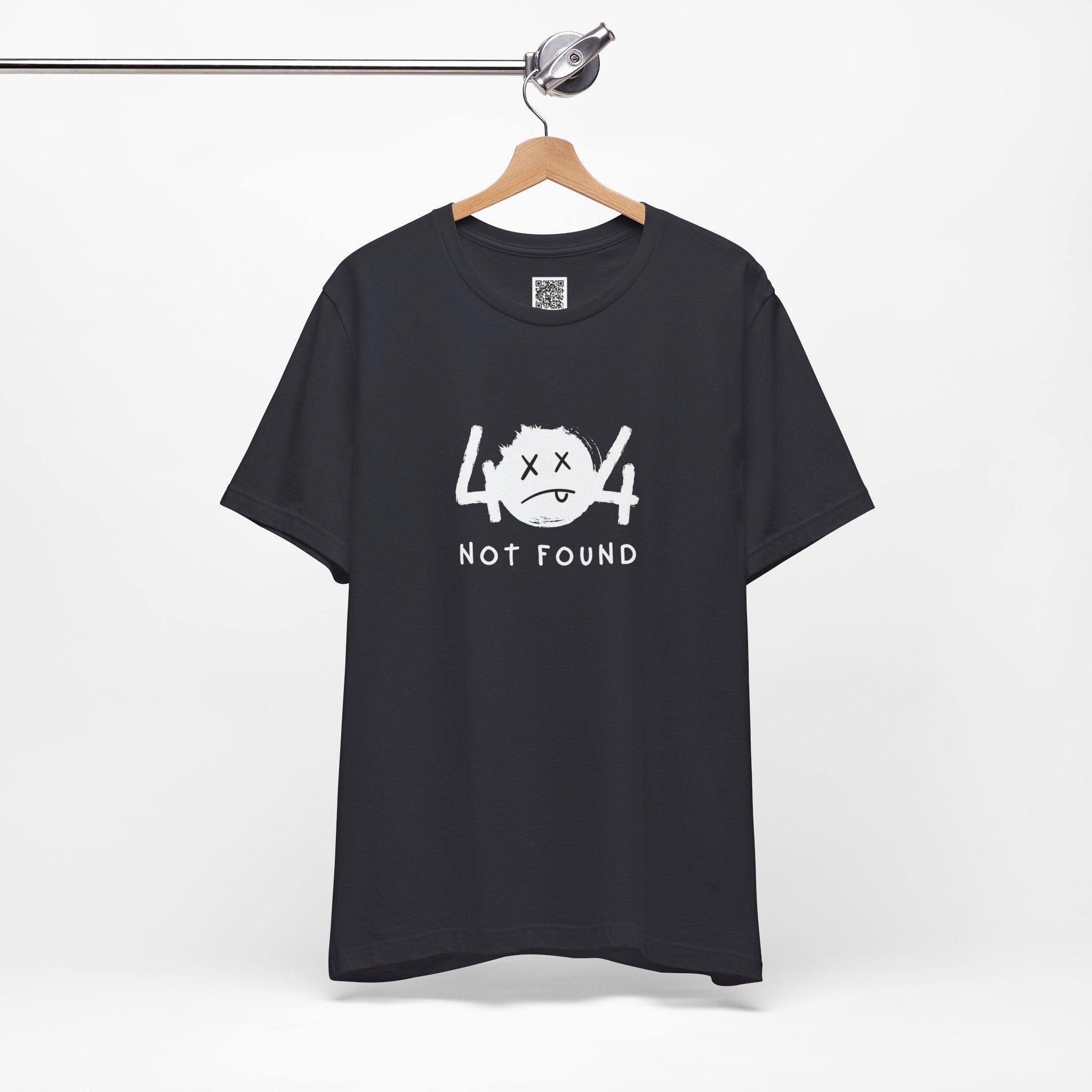 404 Not Found T-Shirt – Funny Tech Error Graphic Tee for Developers, Gamers & Coders