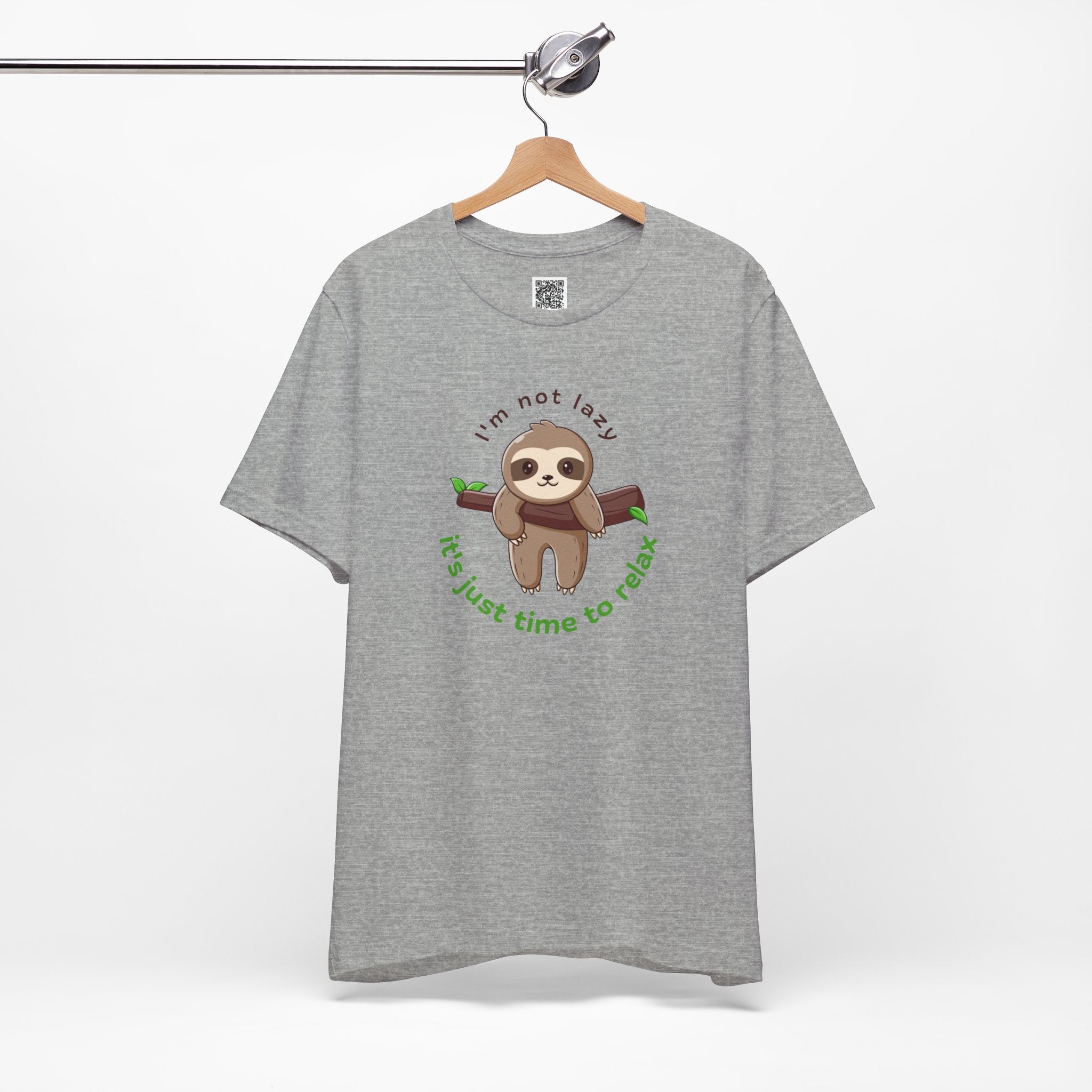 I’m Not Lazy Sloth T-Shirt – Funny Relaxation Animal Tee for Chill Vibes