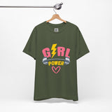 Girl Power Barbell Tee – Strong, Stylish, and Unstoppable